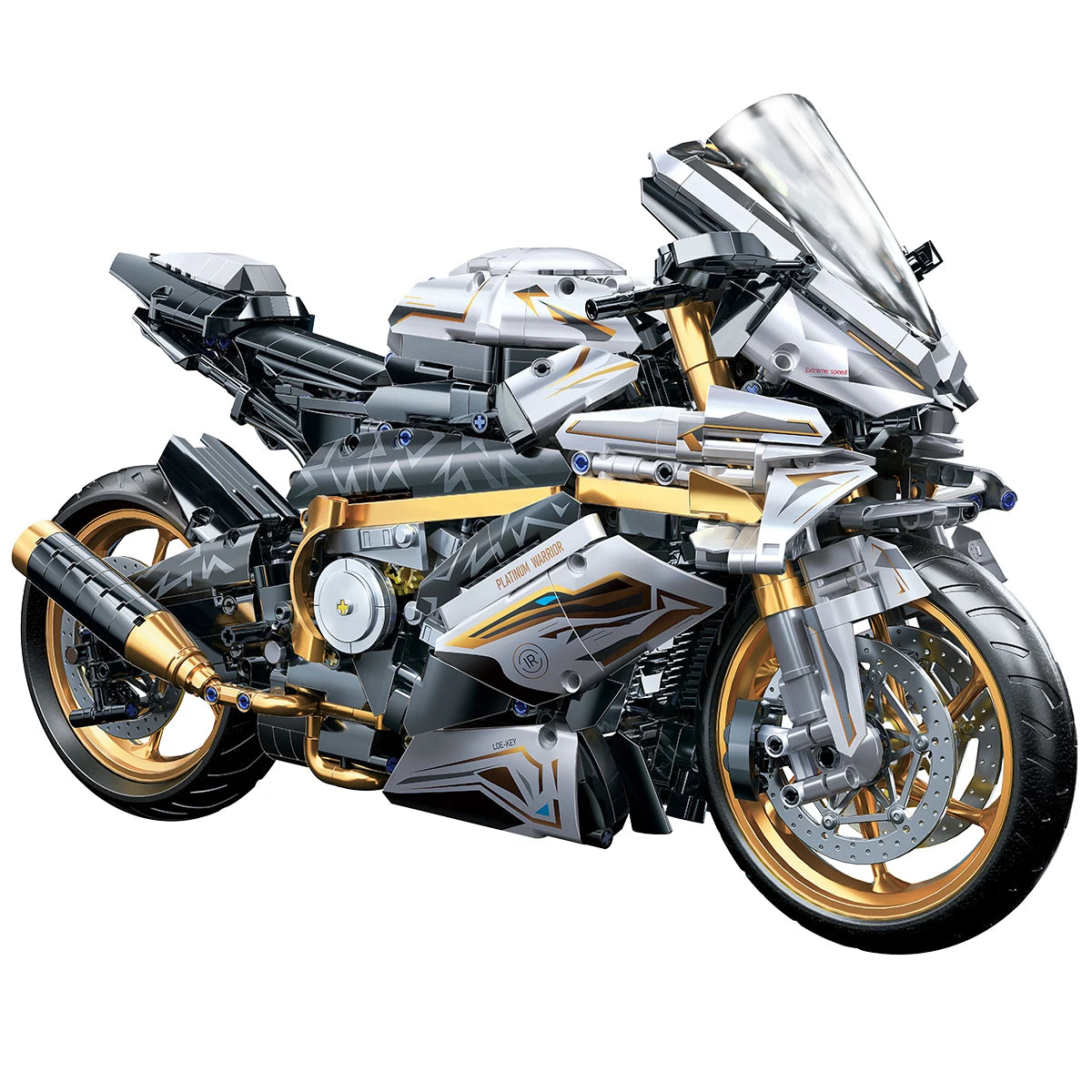 Metal Alloy Motorcycle Model – 2045-Piece Premium Build Kit