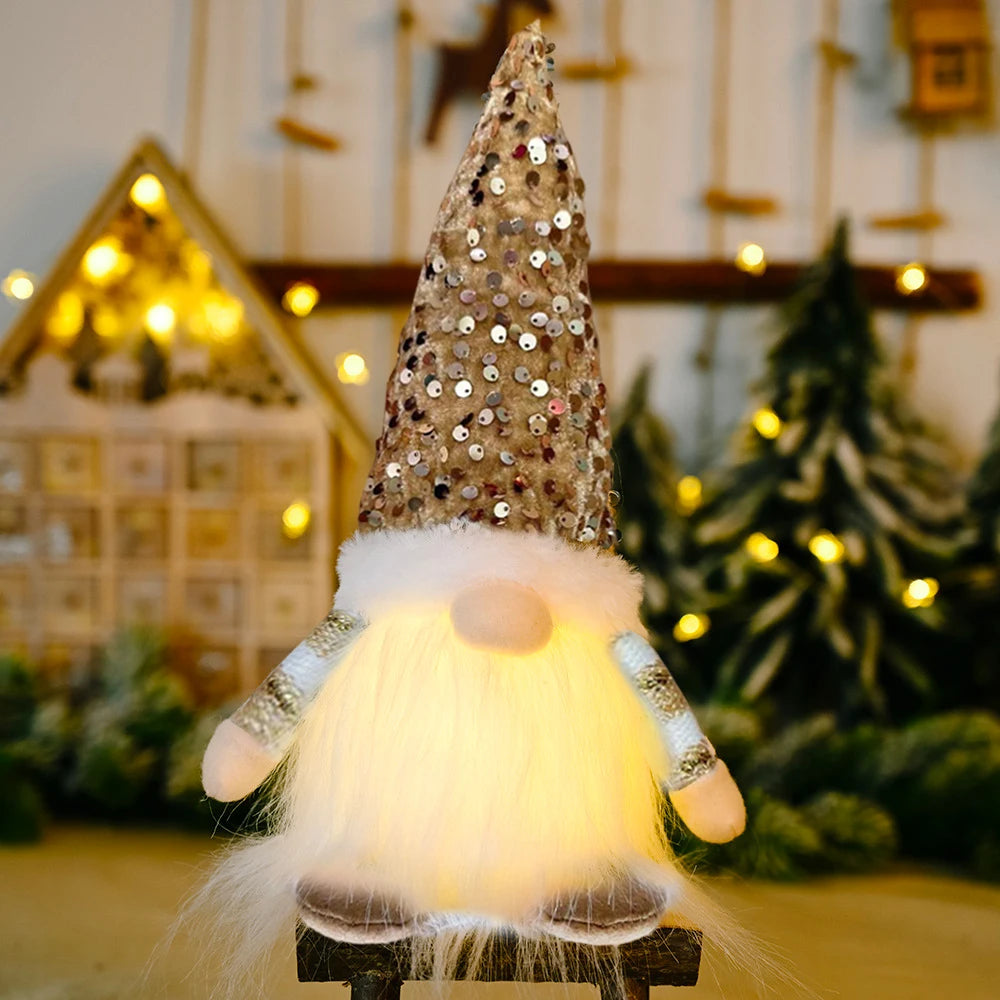 Faceless Christmas Gnome, 30cm Night Light, Christmas Gift