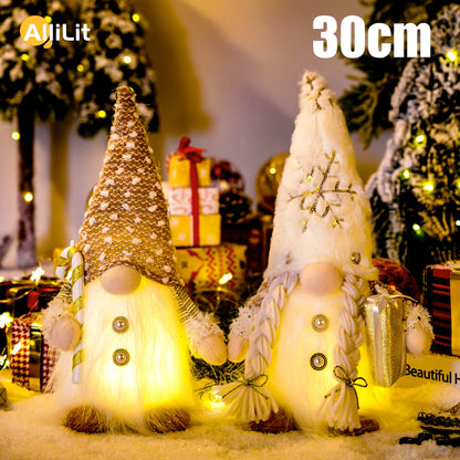Faceless Christmas Gnome, 30cm Night Light, Christmas Gift