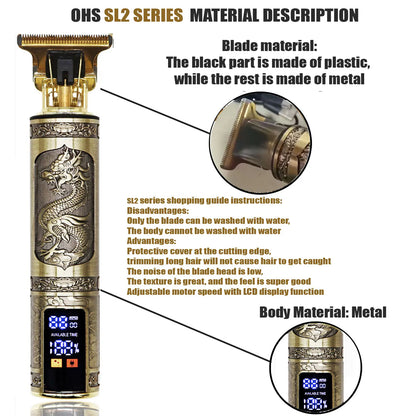 T9 Hair Clipper Repair Beard Shaving Body Hair Trimmer Clippers