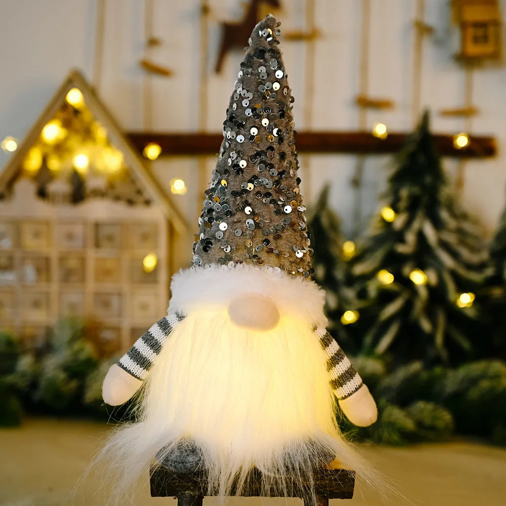 Faceless Christmas Gnome, 30cm Night Light, Christmas Gift