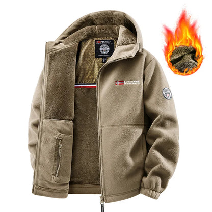 Jaqueta de moletom unisex estilo norueguês