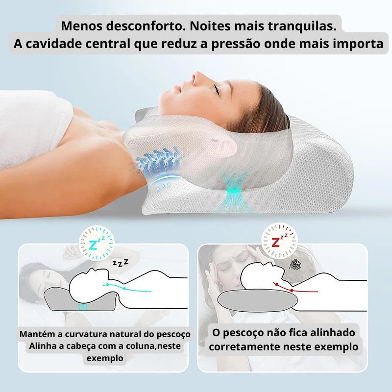 Memory Foam Cervical Pillow 2 in 1