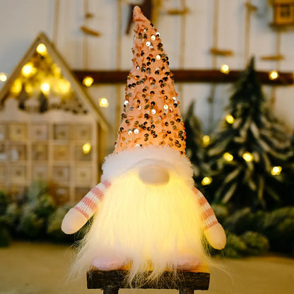 Faceless Christmas Gnome, 30cm Night Light, Christmas Gift