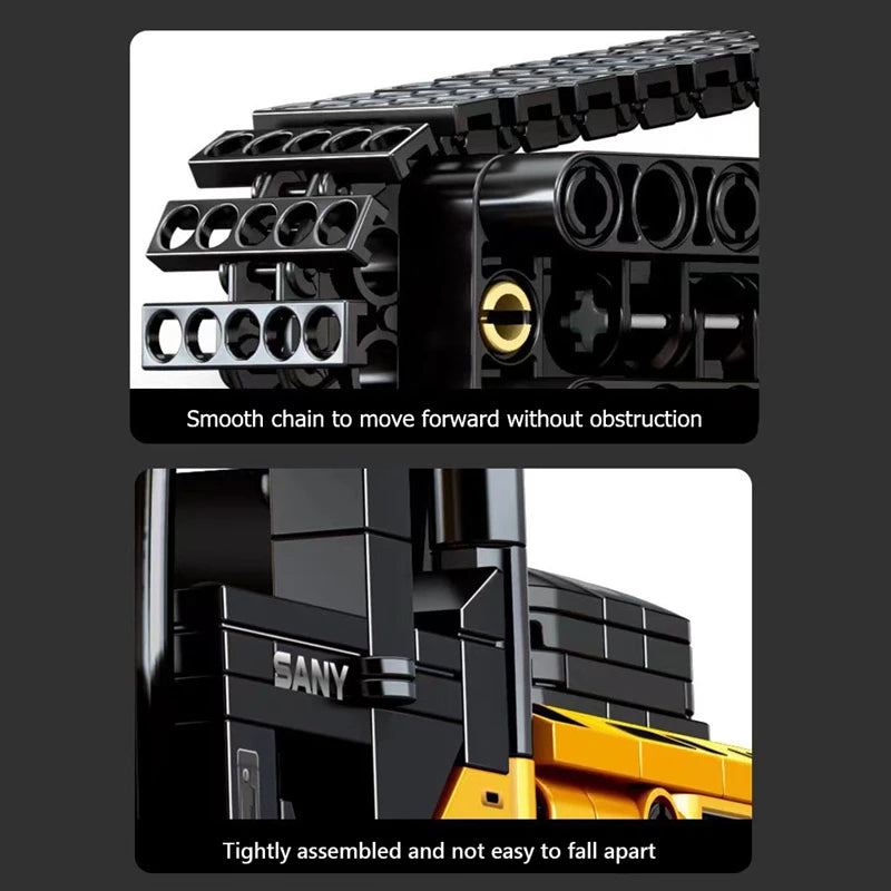 Jeu de construction avec 1022 pièces d'excavatrice