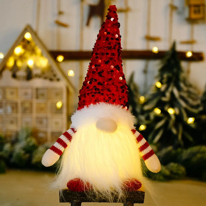 Faceless Christmas Gnome, 30cm Night Light, Christmas Gift