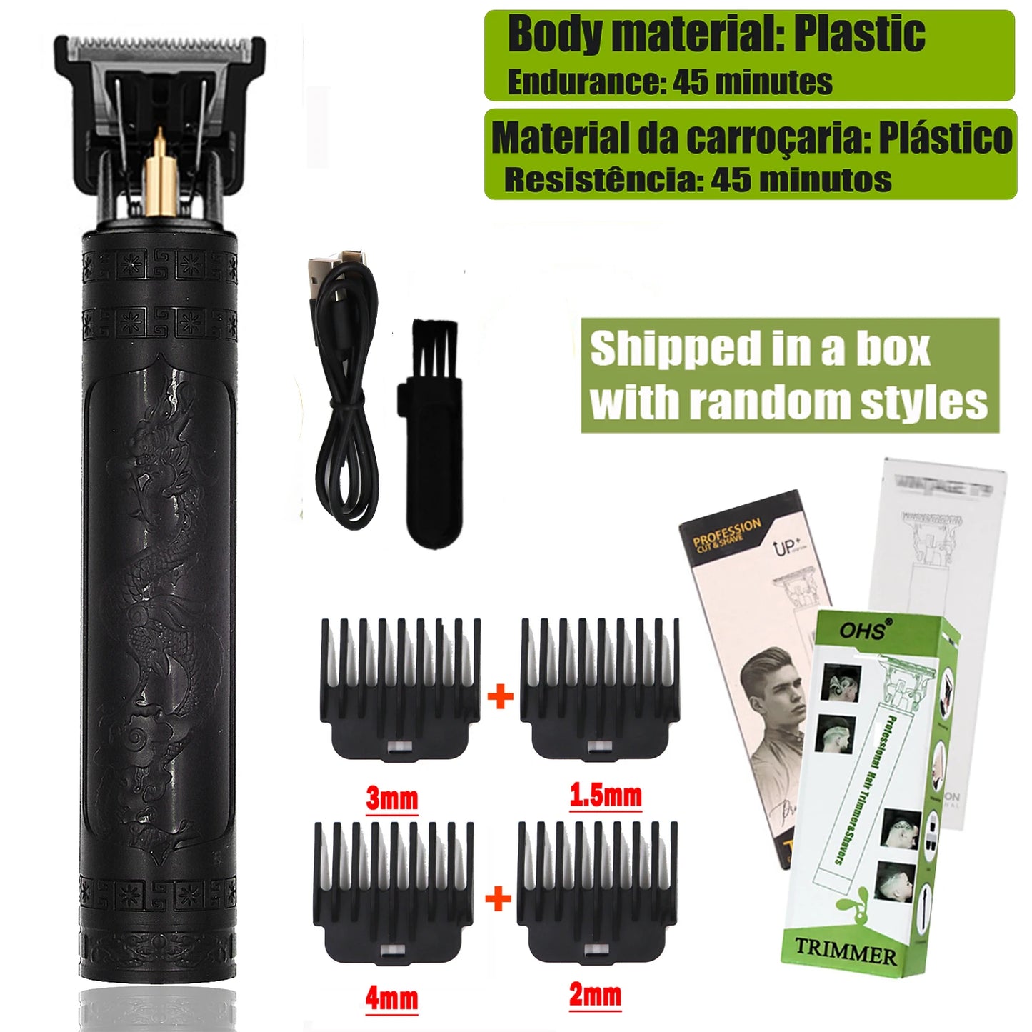 T9 Hair Clipper Repair Beard Shaving Body Hair Trimmer Clippers