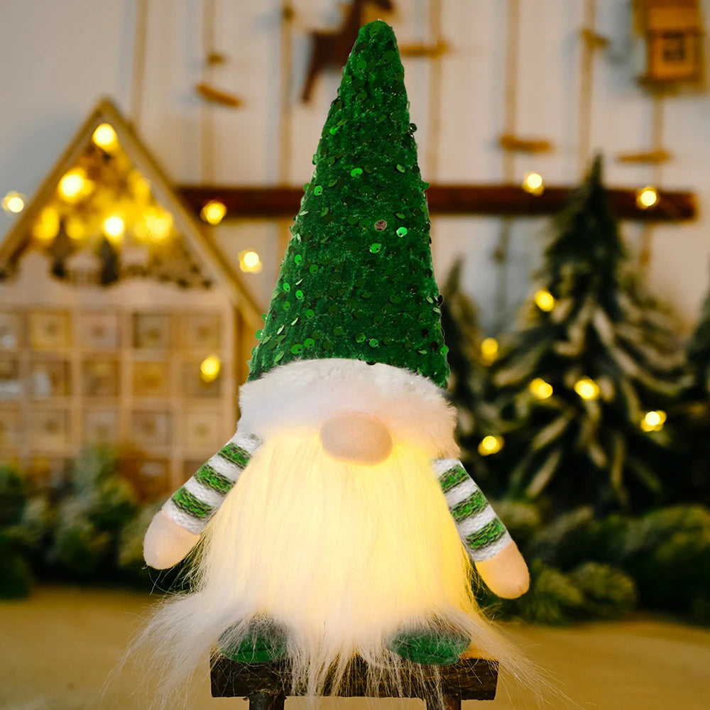 Faceless Christmas Gnome, 30cm Night Light, Christmas Gift